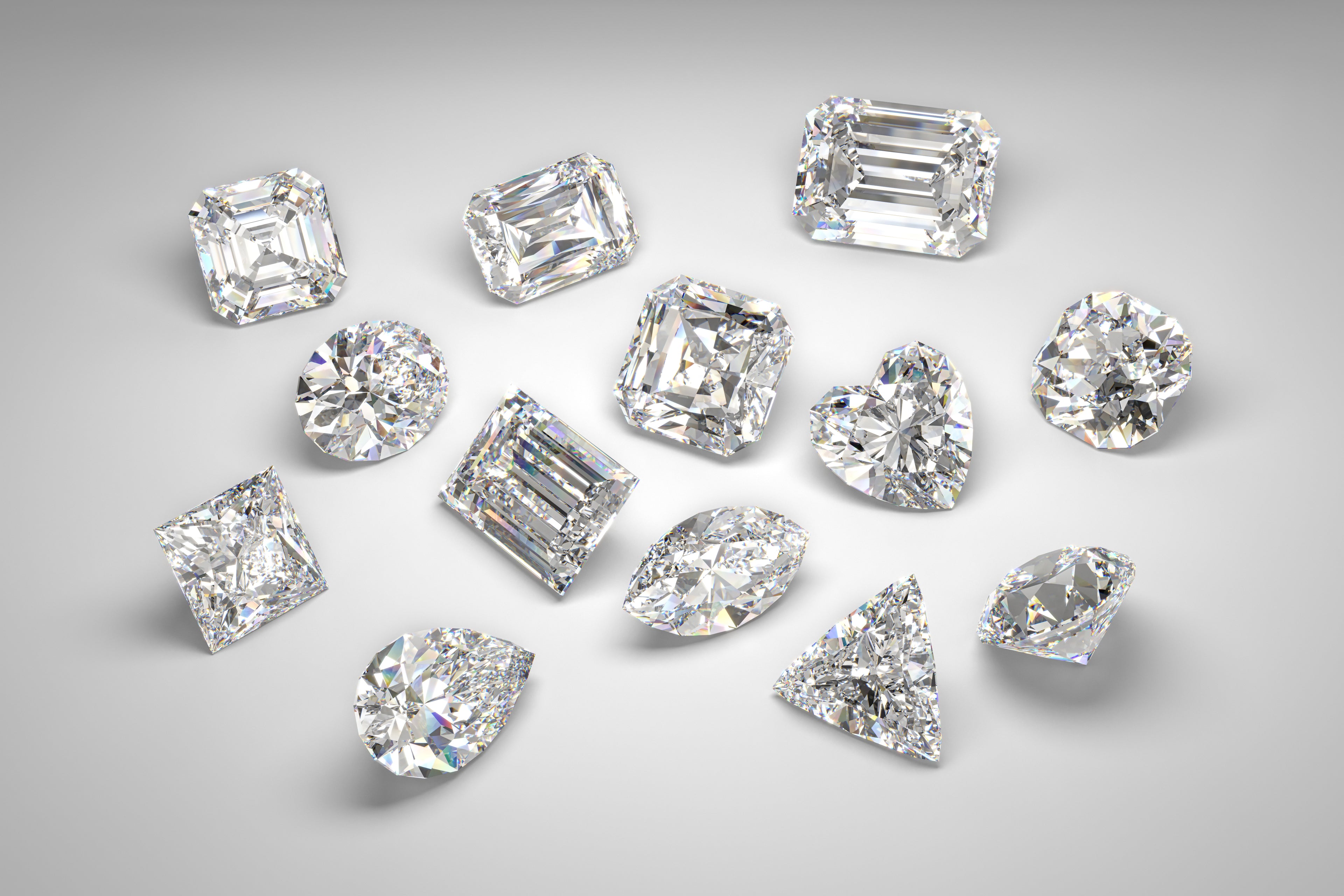Forme dei diamanti di laboratorio: brillante, princess, smeraldo, cuore, ovale e altro – Luxe Spark Diamonds